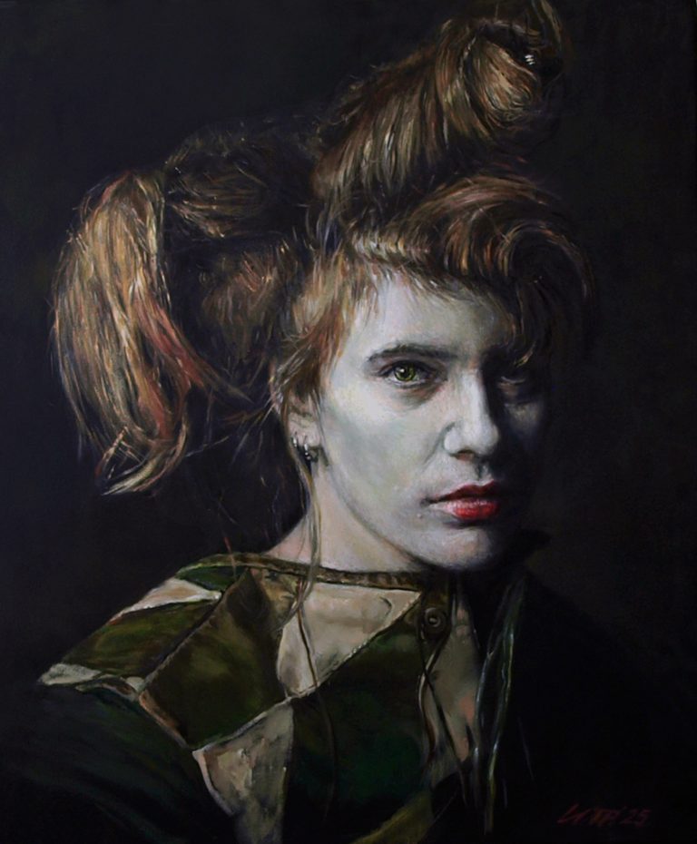 "Reincarnation", oil on canvas, 60/50 cm, 2025